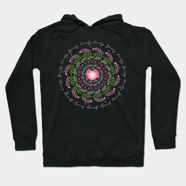 Lovely Spring Mandala Hoodie by emma17